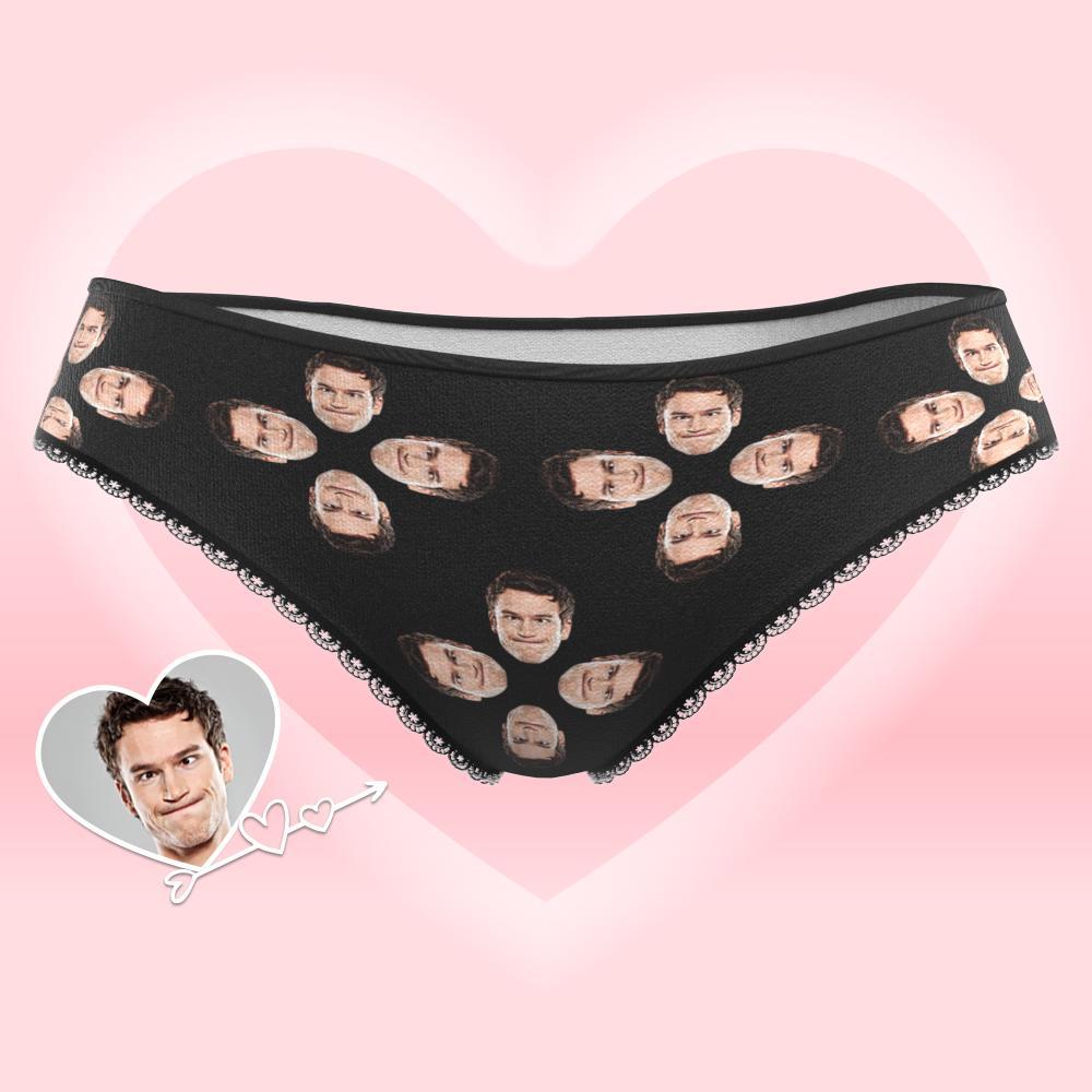 Custom Face Underwear for Her Personalized Multiple Color Women's Classic Thongs Lingerie Valentine Gift for Her - soufeelmy
