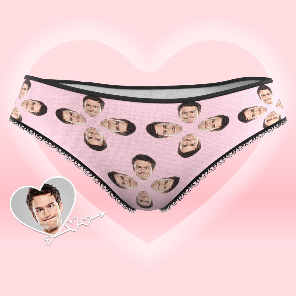 Custom Face Underwear for Her Personalized Multiple Color Women's Classic Thongs Lingerie Valentine Gift for Her - soufeelmy