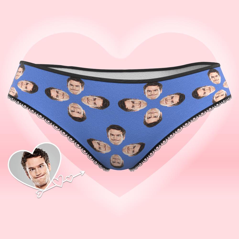 Custom Face Underwear for Her Personalized Multiple Color Women's Classic Thongs Lingerie Valentine Gift for Her - soufeelmy