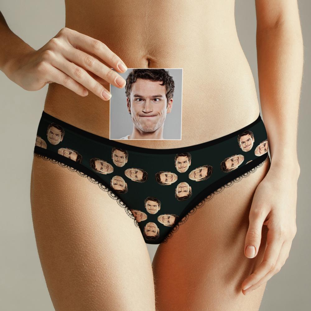 Custom Face Underwear for Her Personalized Multiple Color Women's Classic Thongs Lingerie Valentine Gift for Her - soufeelmy