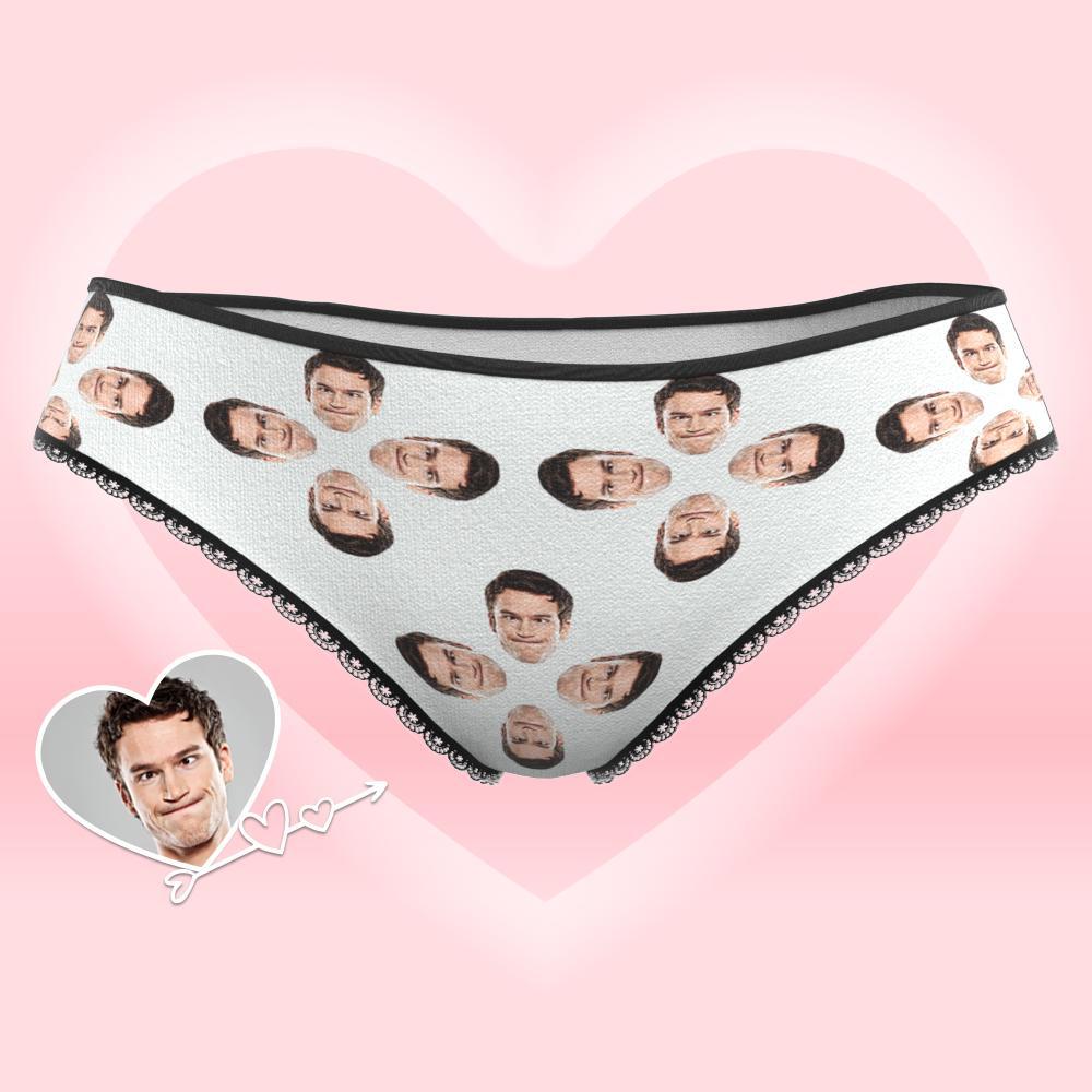 Custom Face Underwear for Her Personalized Multiple Color Women's Classic Thongs Lingerie Valentine Gift for Her - soufeelmy
