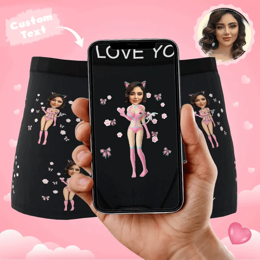 Custom Photo Boxer Face Underwear Multicolor Couple Gifts Ar View - soufeelmy