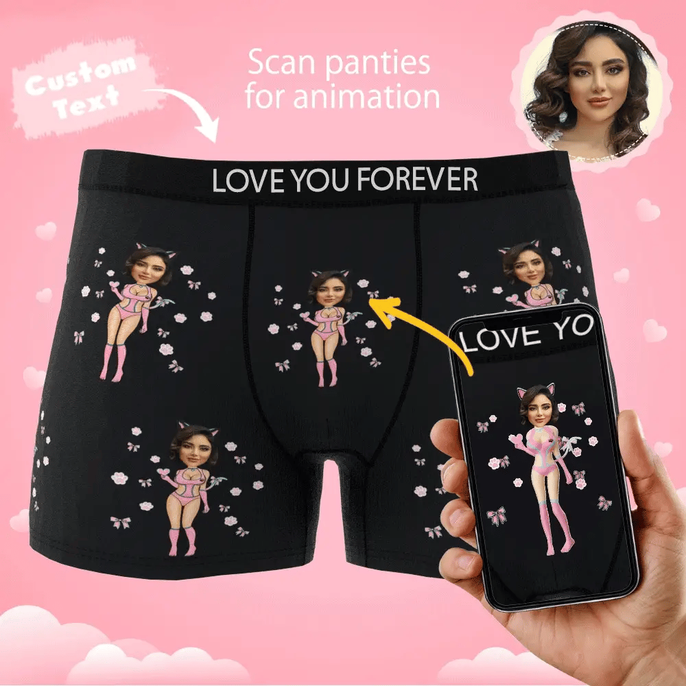 Custom Photo Boxer Face Underwear Multicolor Couple Gifts Ar View - soufeelmy