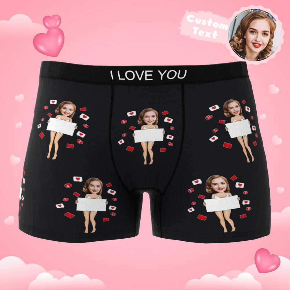 Custom Photo Boxer Uncover Me Underwear Men's Underwear Gift For Boyfriend AR View - soufeelmy