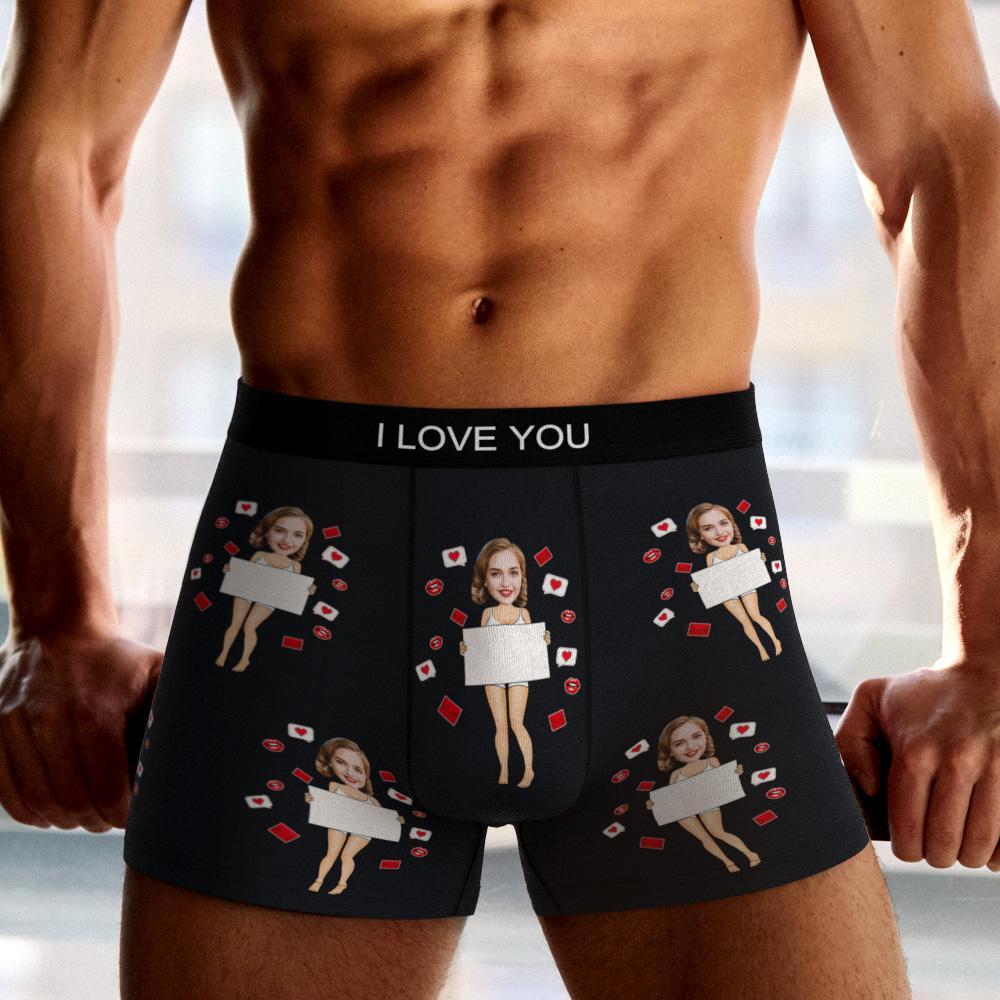Custom Photo Boxer Uncover Me Underwear Men's Underwear Gift For Boyfriend AR View - soufeelmy