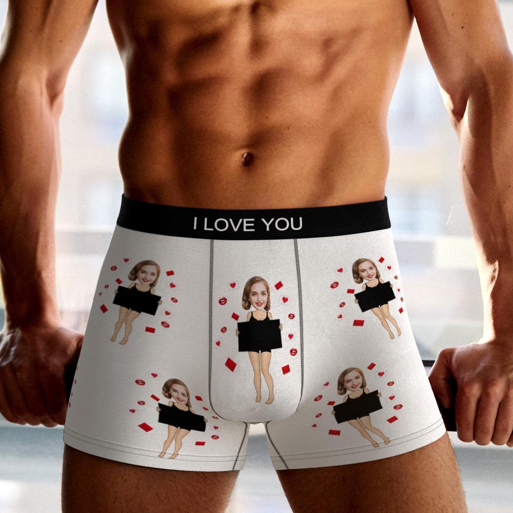 Custom Photo Boxer Uncover Me Underwear Men's Underwear Gift For Boyfriend AR View - soufeelmy