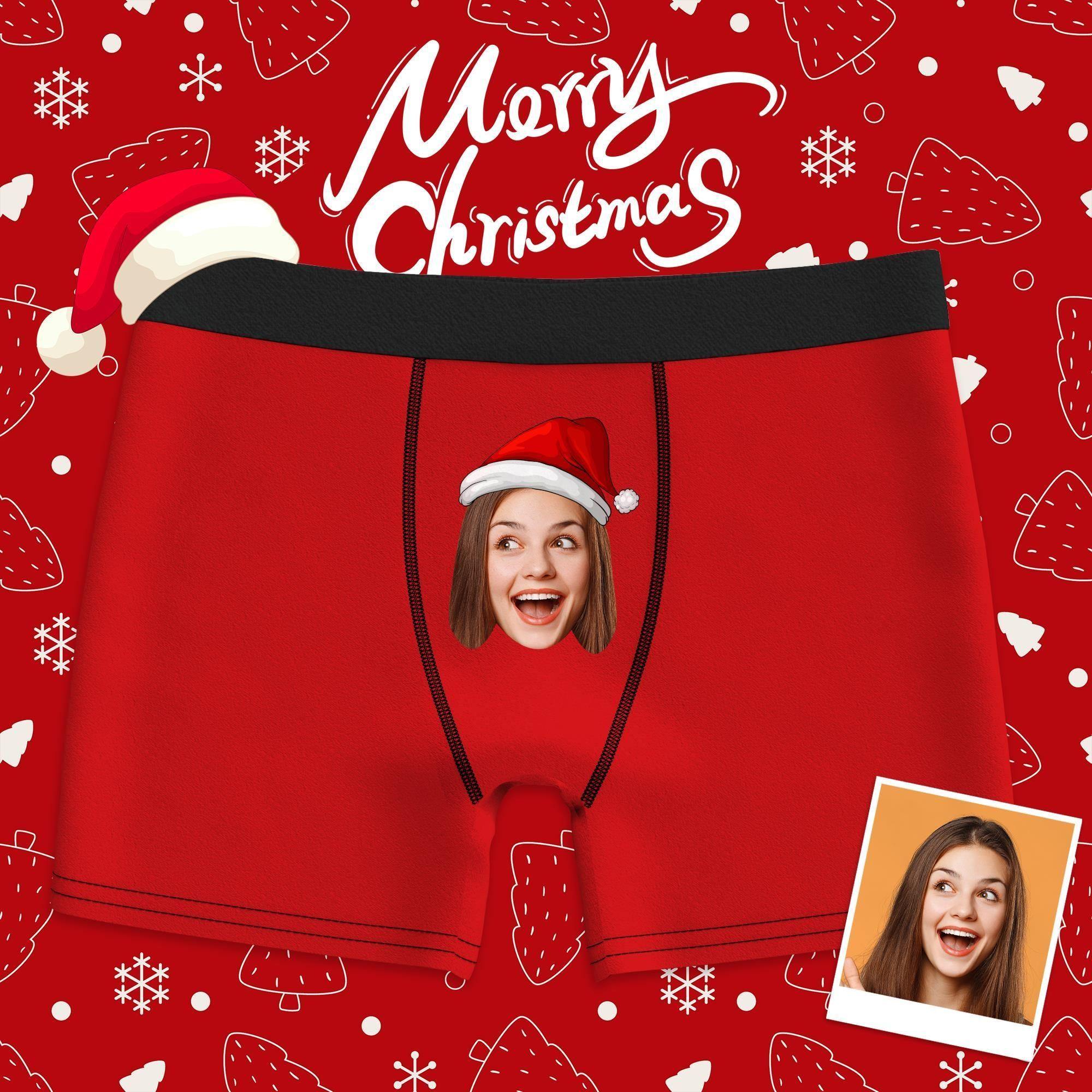 Custom Photo Boxer, Face Underwear Colorful Gifts for Him - soufeelmy