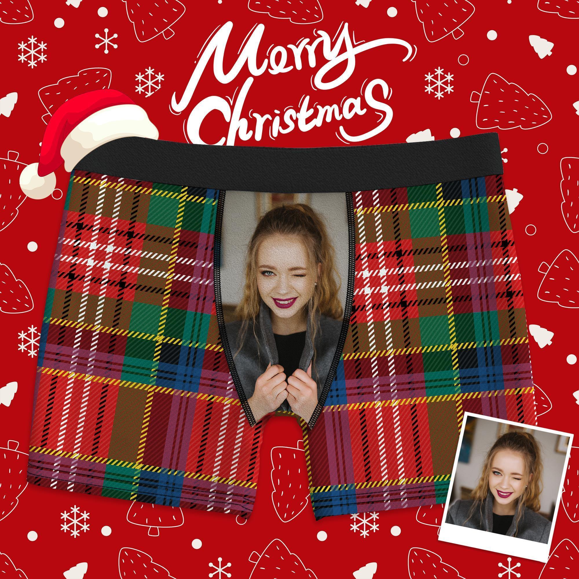 Custom Photo Boxer, Face Underwear Colorful Gifts for Boyfriend/Husband Gifts - soufeelmy