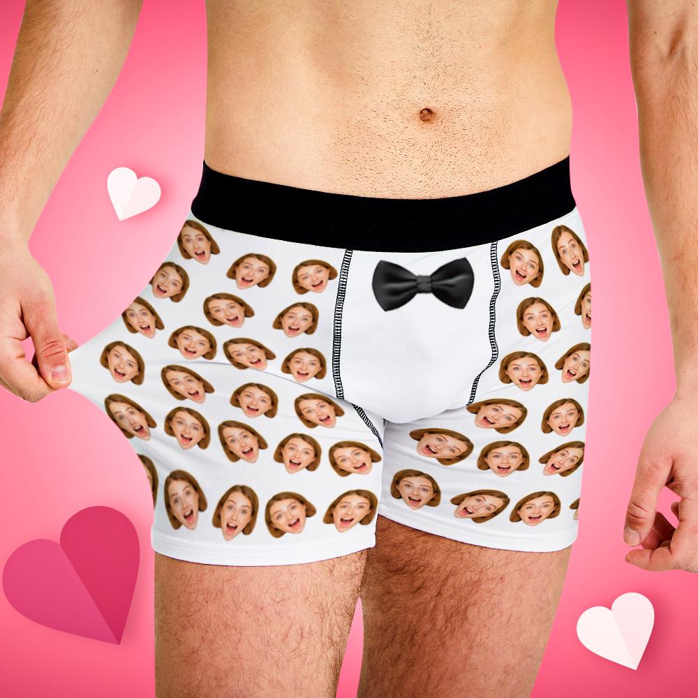 Personalized Boxers for Him Custom Wedding Gift for Bridegroom - soufeelmy