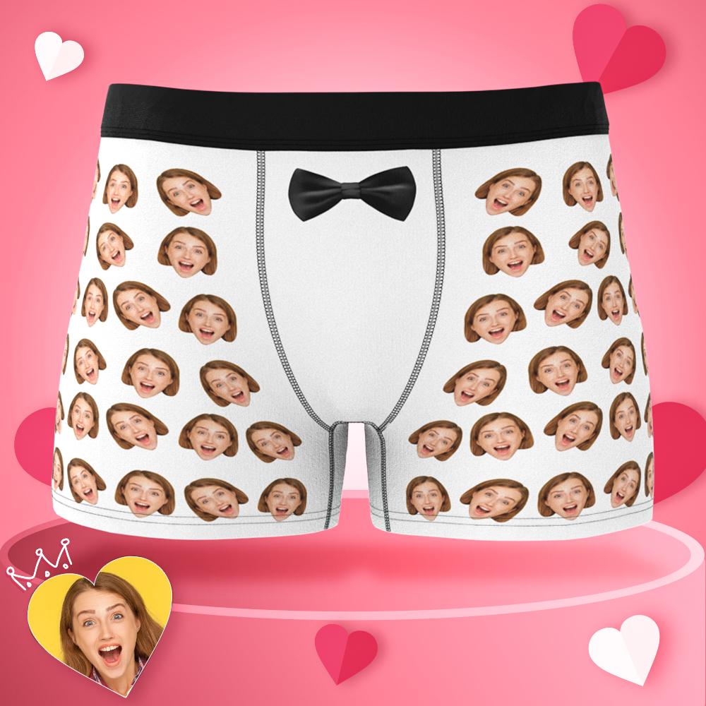Personalized Boxers for Him Custom Wedding Gift for Bridegroom - soufeelmy