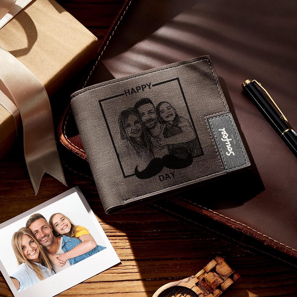Custom Photo Wallet Fitable Gift for Father's Day - soufeelmy