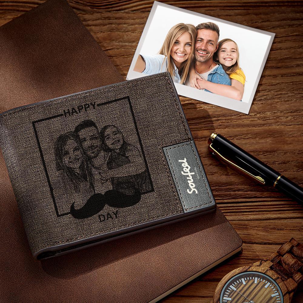 Custom Photo Wallet Fitable Gift for Father's Day - soufeelmy