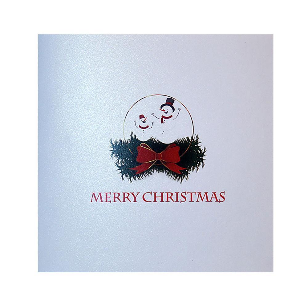Greeting Card 3D Christmas Tree And Deer - 