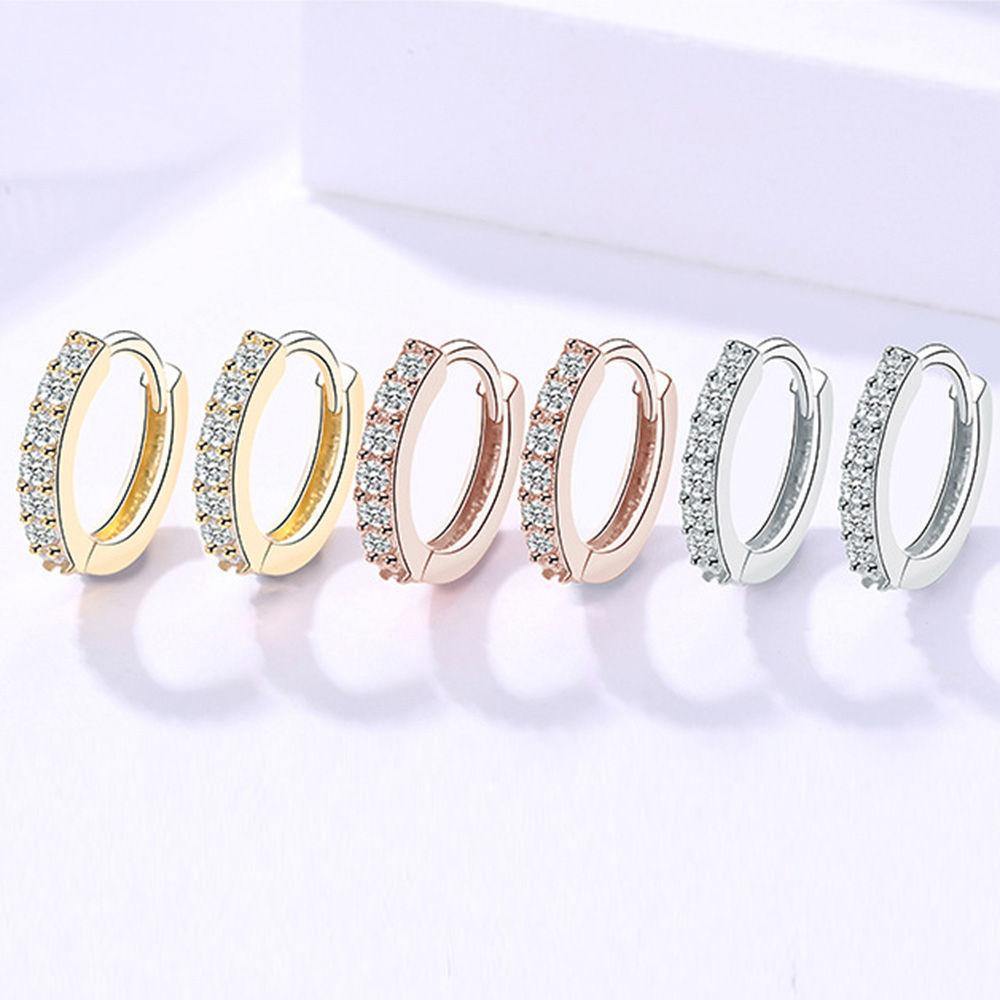 Elegant Earrings Gold Plated Silver -