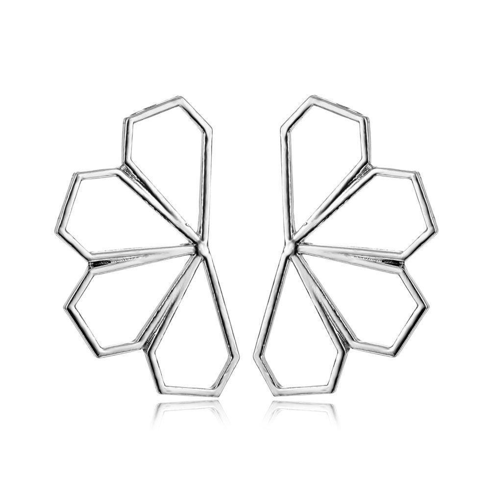 Petal Earrings Alloy - 