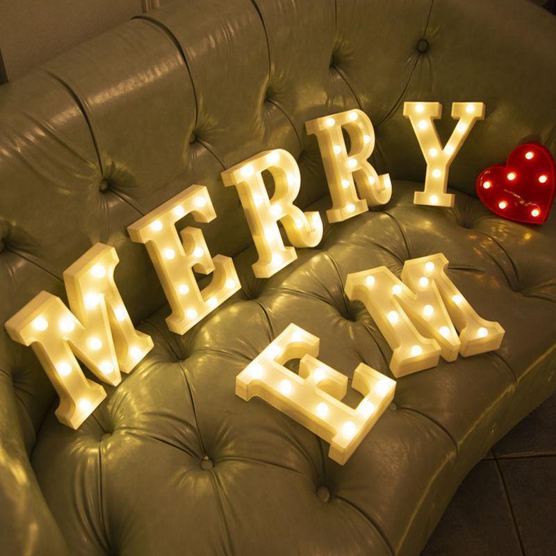 Light Up Letters Name Light Gift A-Z 0-9