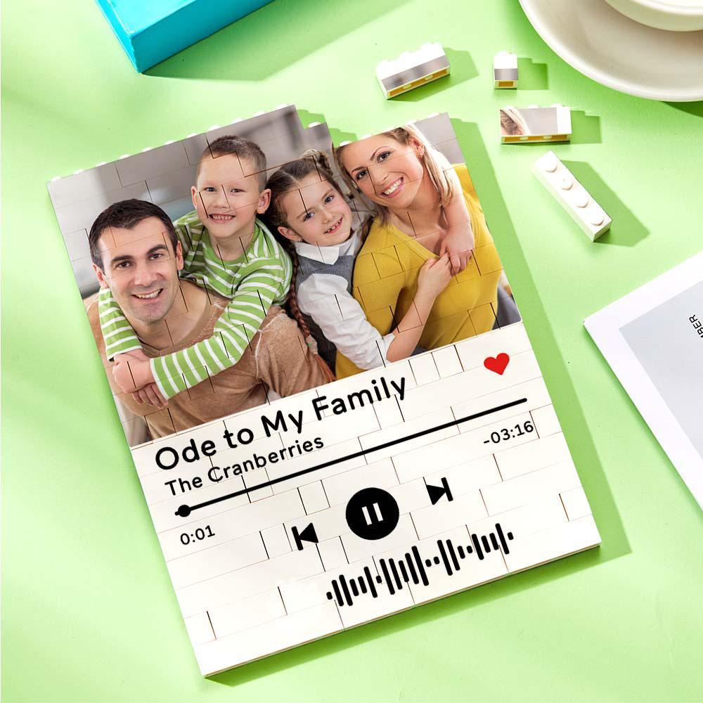 Personalized Photo Building Block Custom Music Code Gifts for Hm - soufeelmy