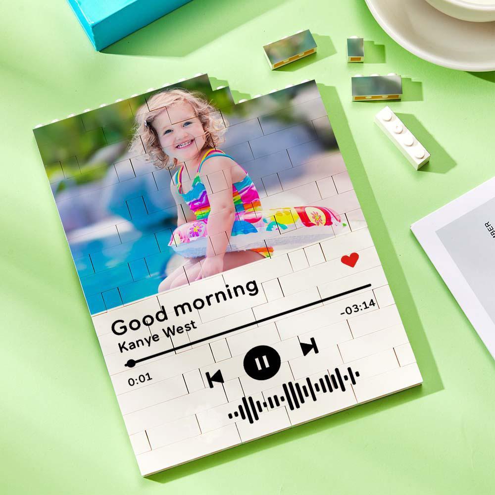 Personalized Photo Building Block Custom Music Code Gifts for Hm - soufeelmy