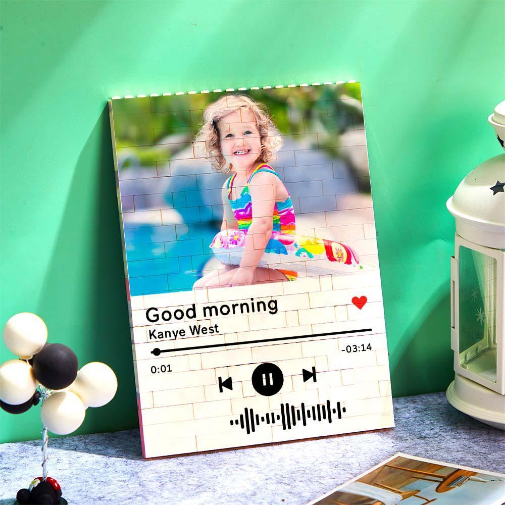 Personalized Photo Building Block Custom Music Code Gifts for Hm - soufeelmy