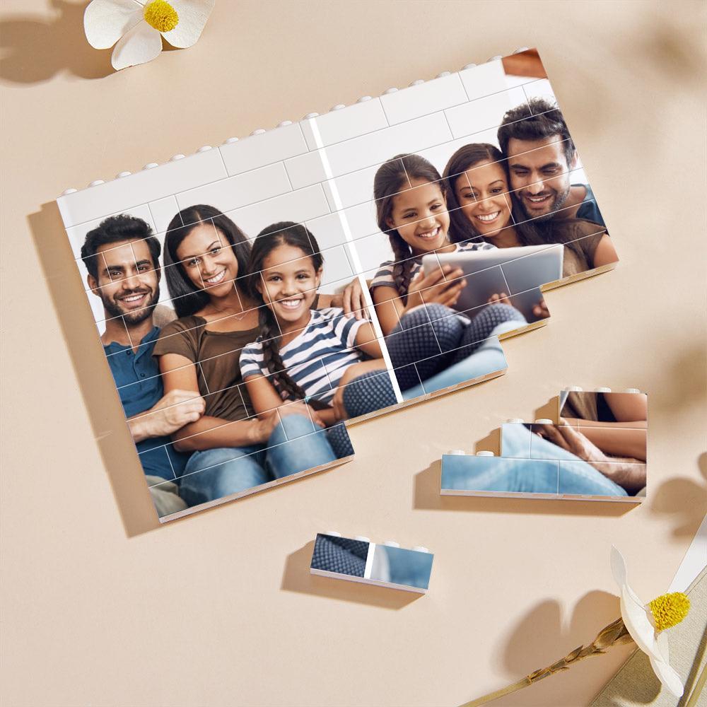 Personalized Collage Multiphoto Building Brick Custom Photo Block Square Shape Family Gift - soufeelmy