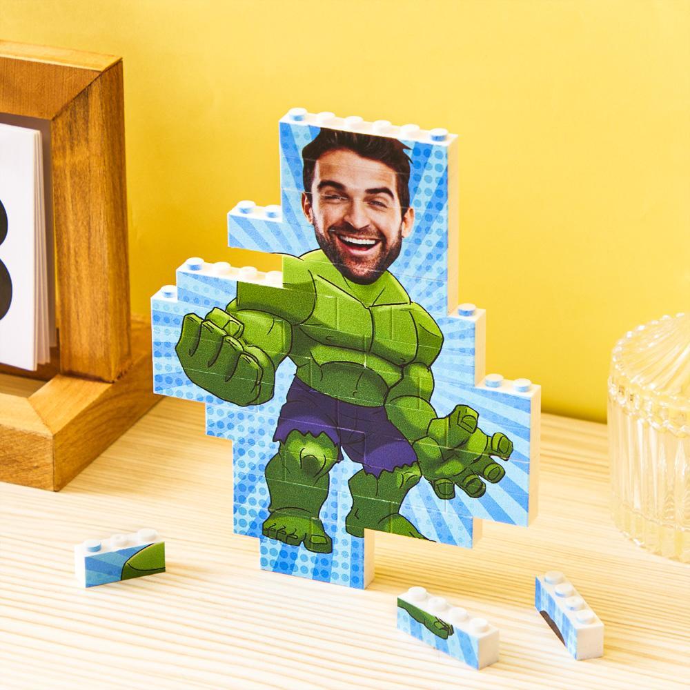 Custom Photo Minime Building Brick Puzzle Personalized Photo Block Gift For Men - soufeelmy