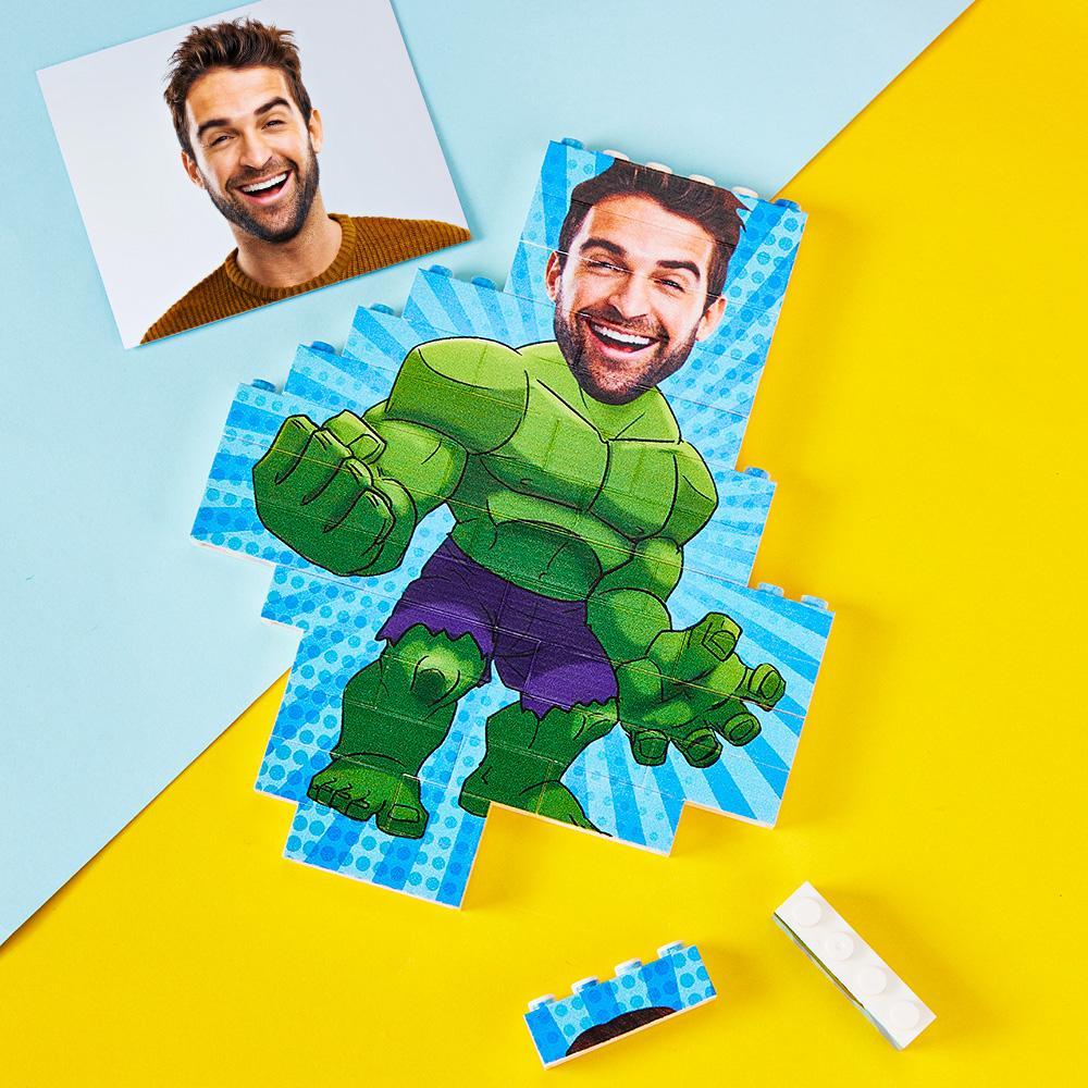 Custom Photo Minime Building Brick Puzzle  Personalized Photo Block Gift for Him - soufeelmy