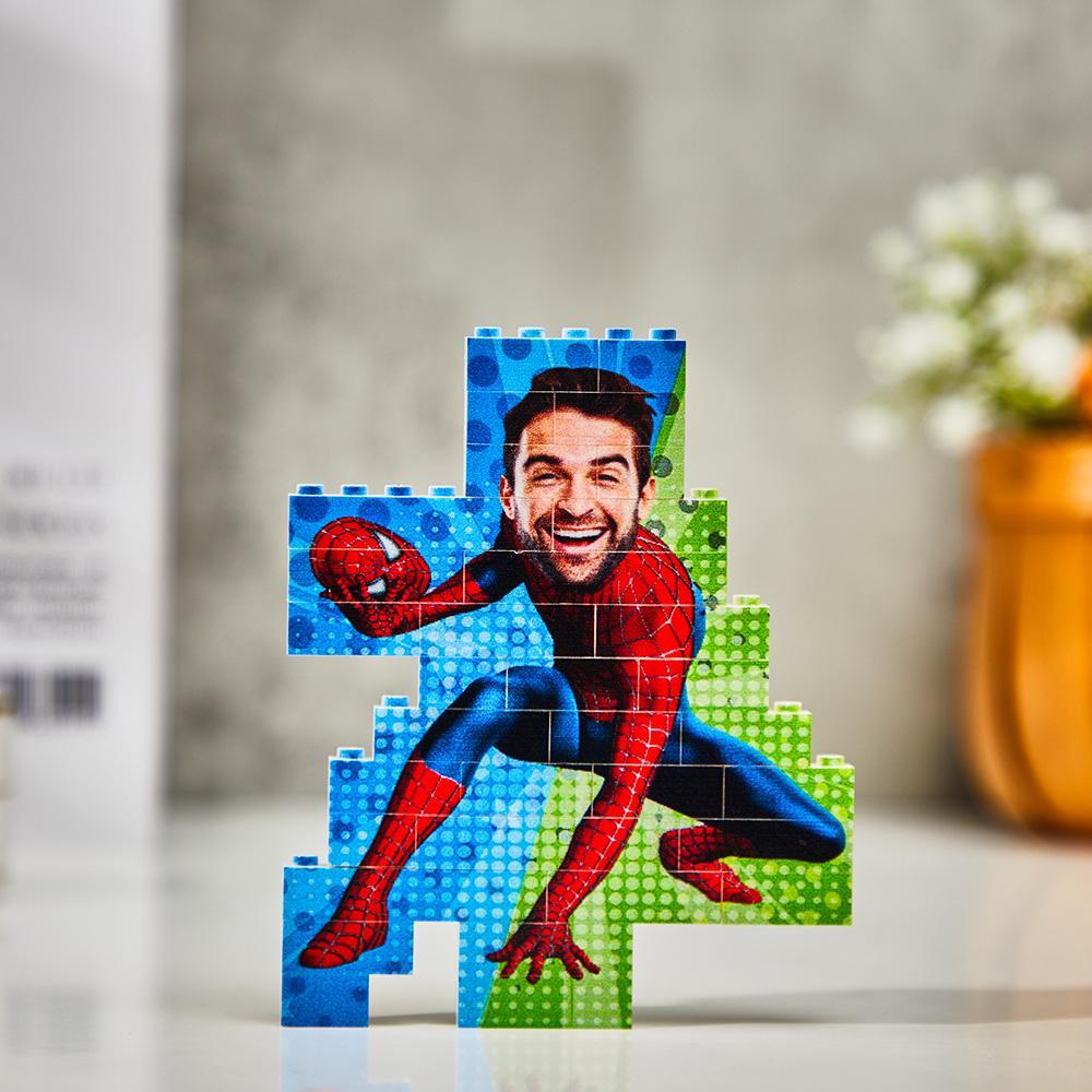 Custom Photo Minime Building Brick Puzzle Photo Block Gift for Him - soufeelmy