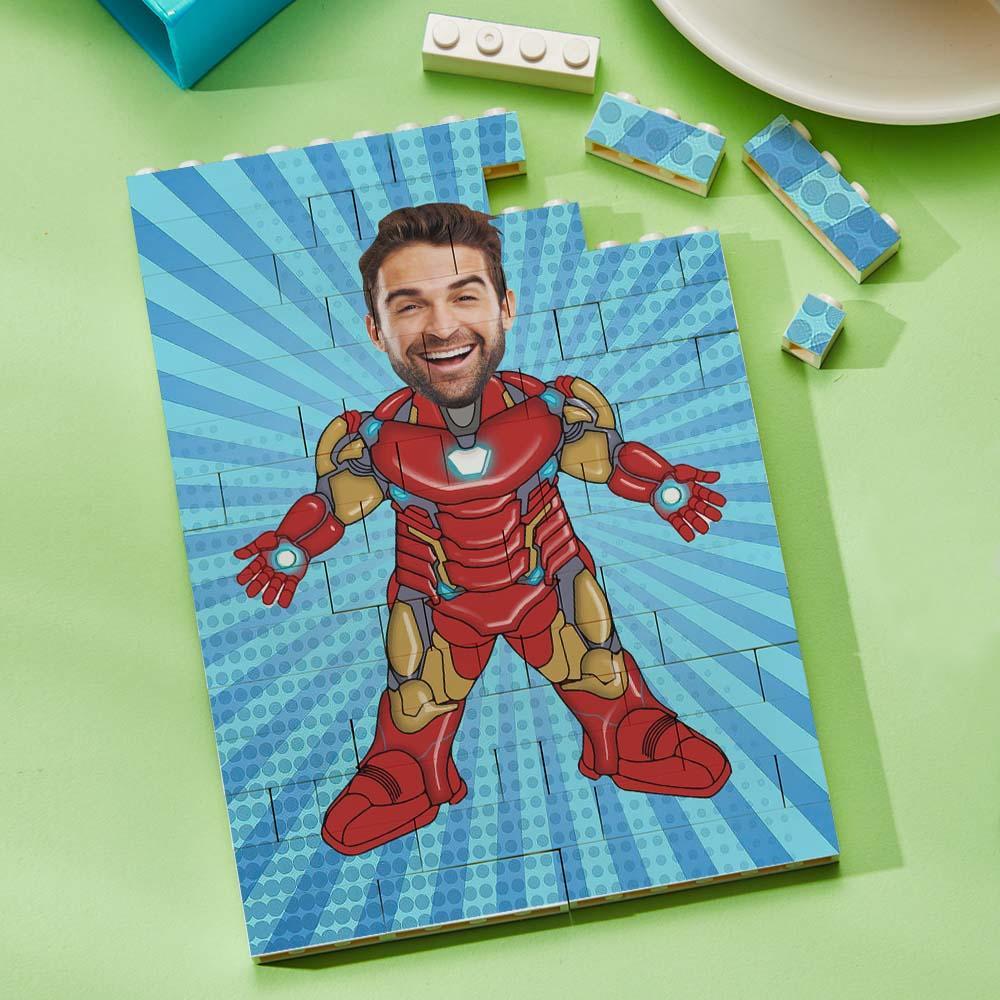 Custom Photo Minime Building Brick Puzzle Personalized Photo Block Gift for Him - soufeelmy