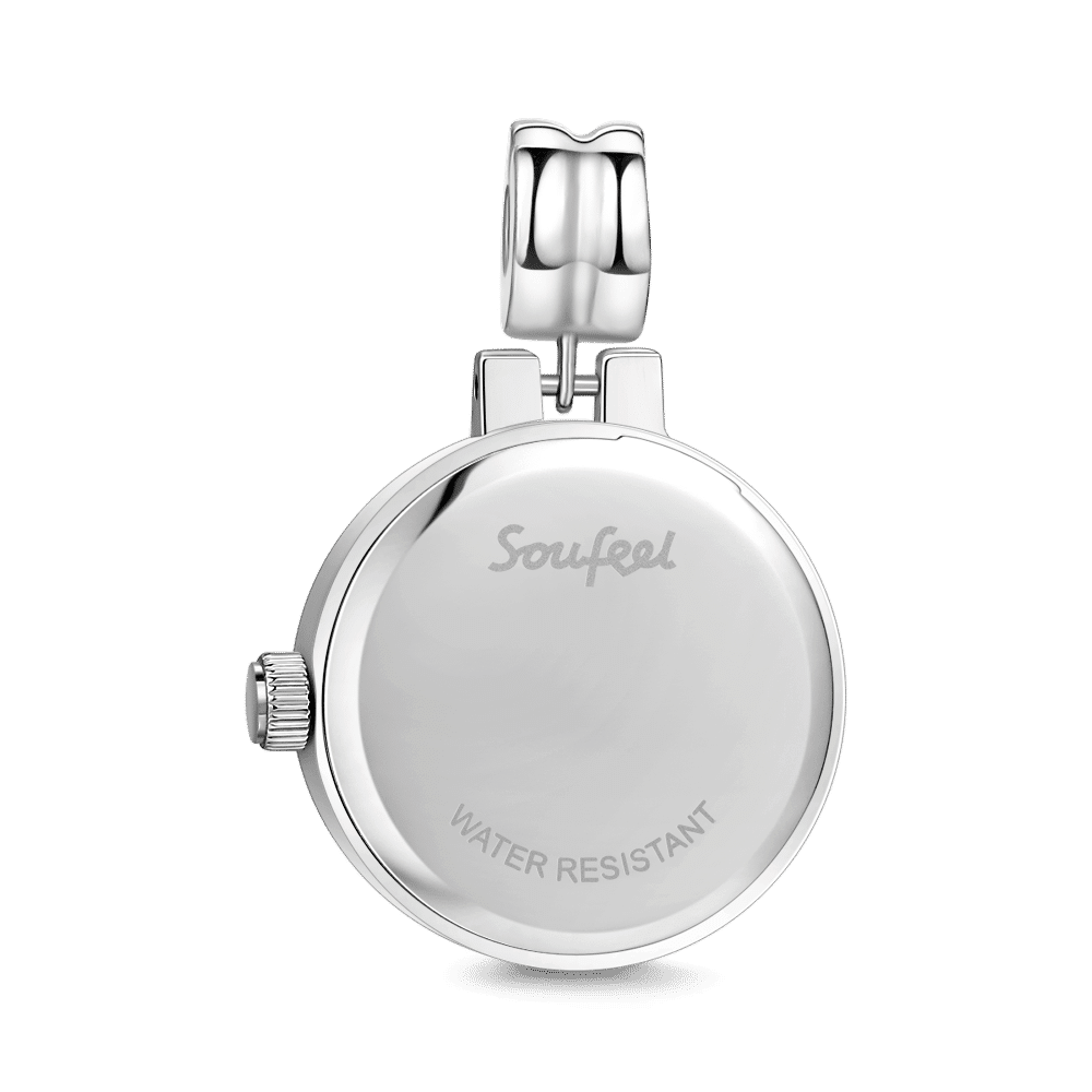 Soufeel Swarovski Crystal Dangle Watch Charm Platinum Plated - soufeelus