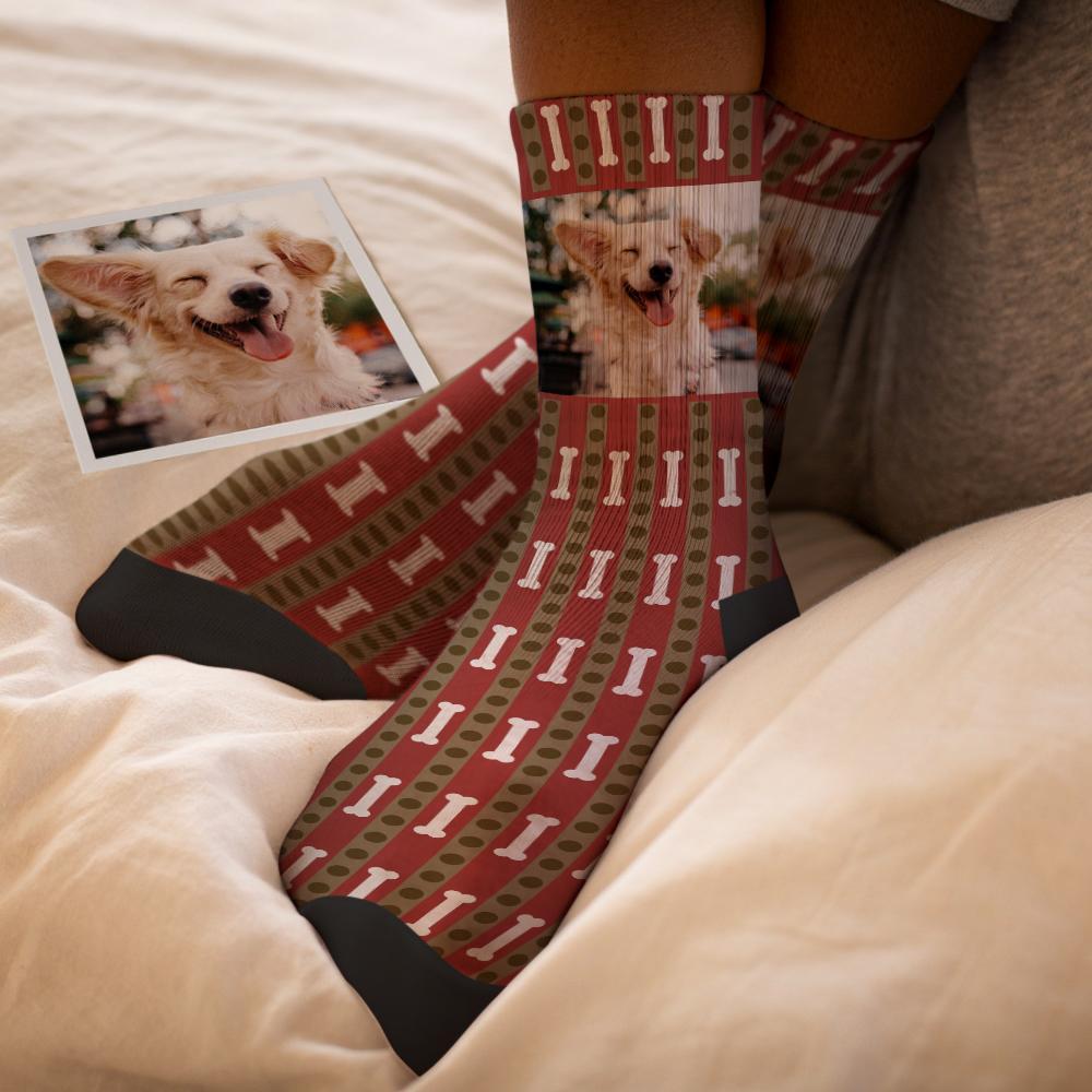 Customized Personalized Photo Socks Pet Dog Picture Socks - soufeelmy
