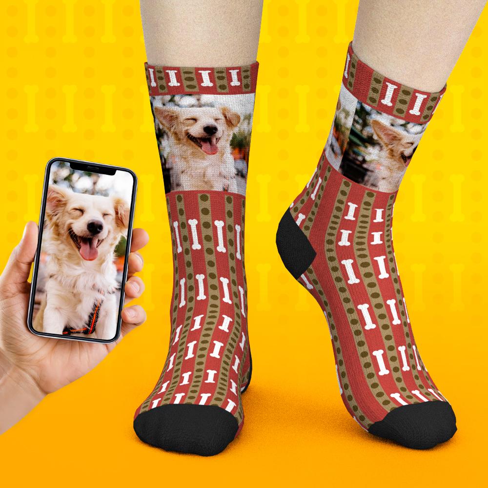 Customized Personalized Photo Socks Pet Dog Picture Socks - soufeelmy