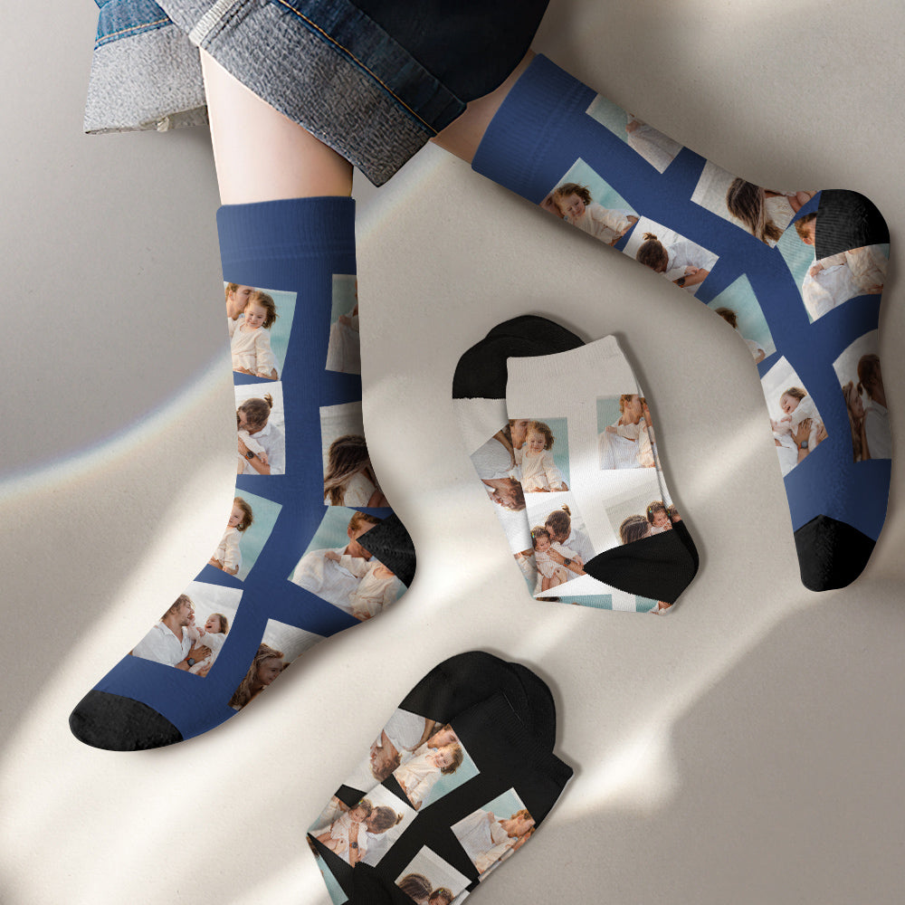 Custom Photo Socks Multi-map Fashion Gifts - soufeelmy