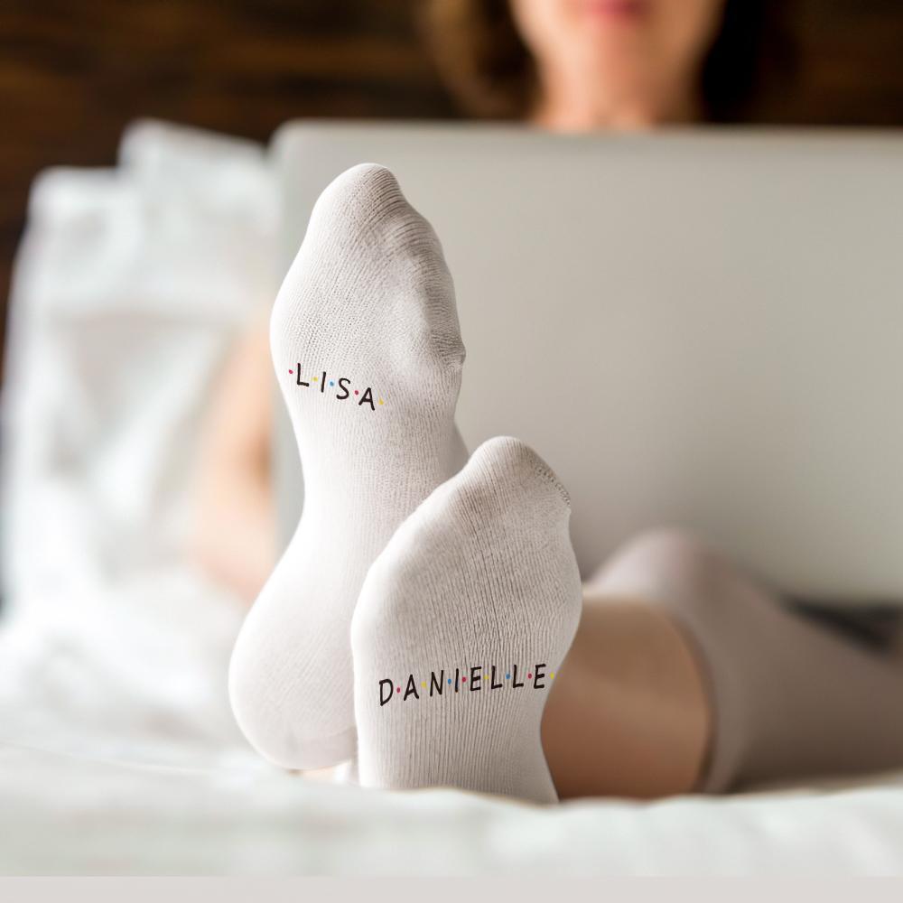 Custom Engraved Socks Friend Socks - Personalised Socks Gifts - soufeelmy
