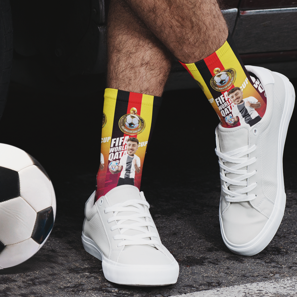 Custom 3D Digital Printed Socks with Your Text Personalized World Cup 2022 Socks - Germany - soufeelmy