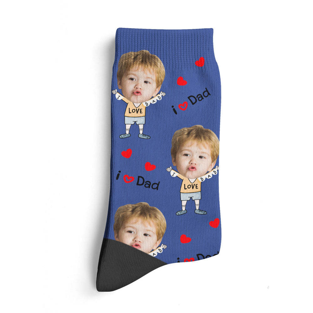 Custom Super Socks Face Socks 3D Preview Photo Socks with Your Text