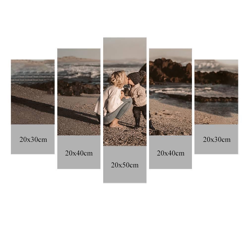 Personalised Painting 5pcs Contemporary Wall Art Frameless - soufeelmy