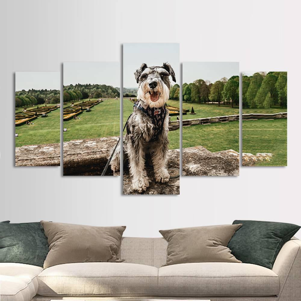 Custom Painting 5pcs Contemporary Wall Art Decoration Frameless - soufeelmy