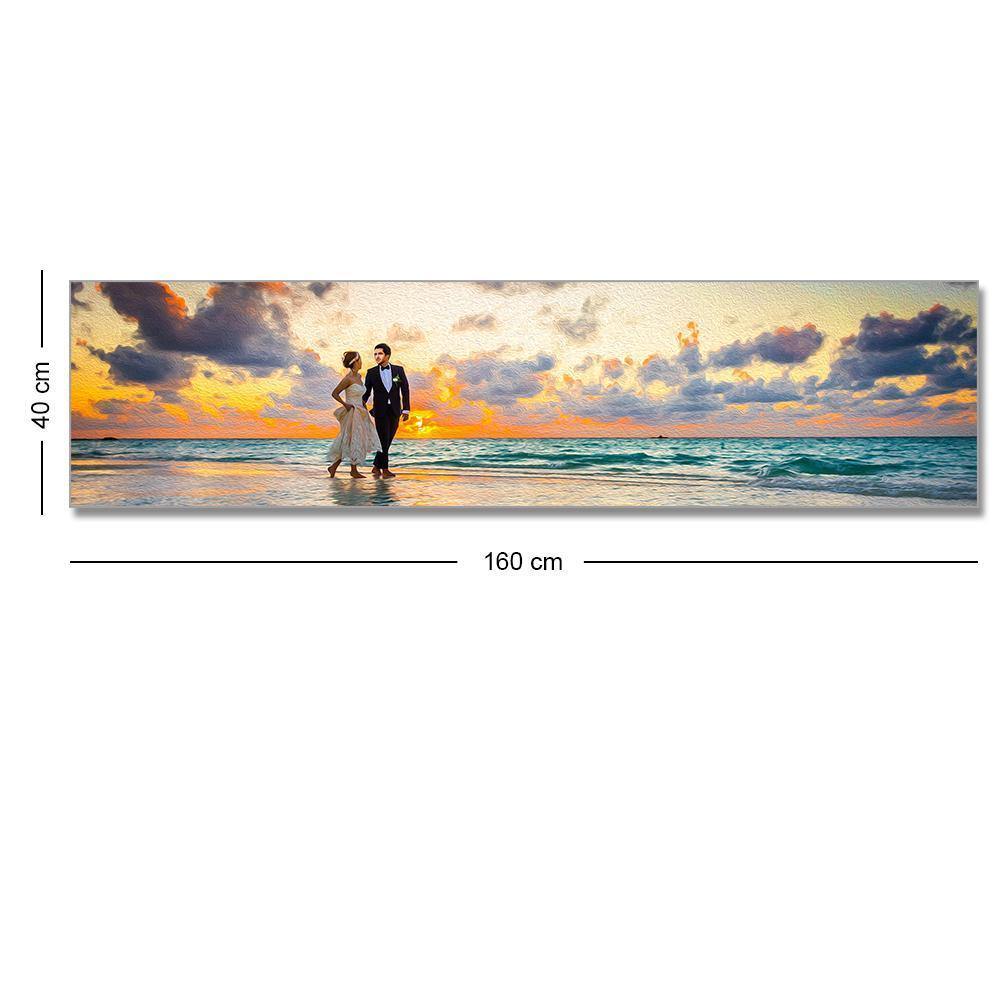 Custom Painting Wall Art 160*40cm Frameless - soufeelmy