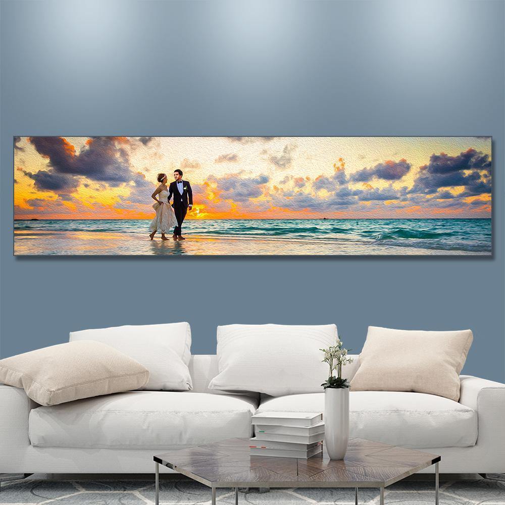 Custom Painting Wall Art 160*40cm Frameless - soufeelmy