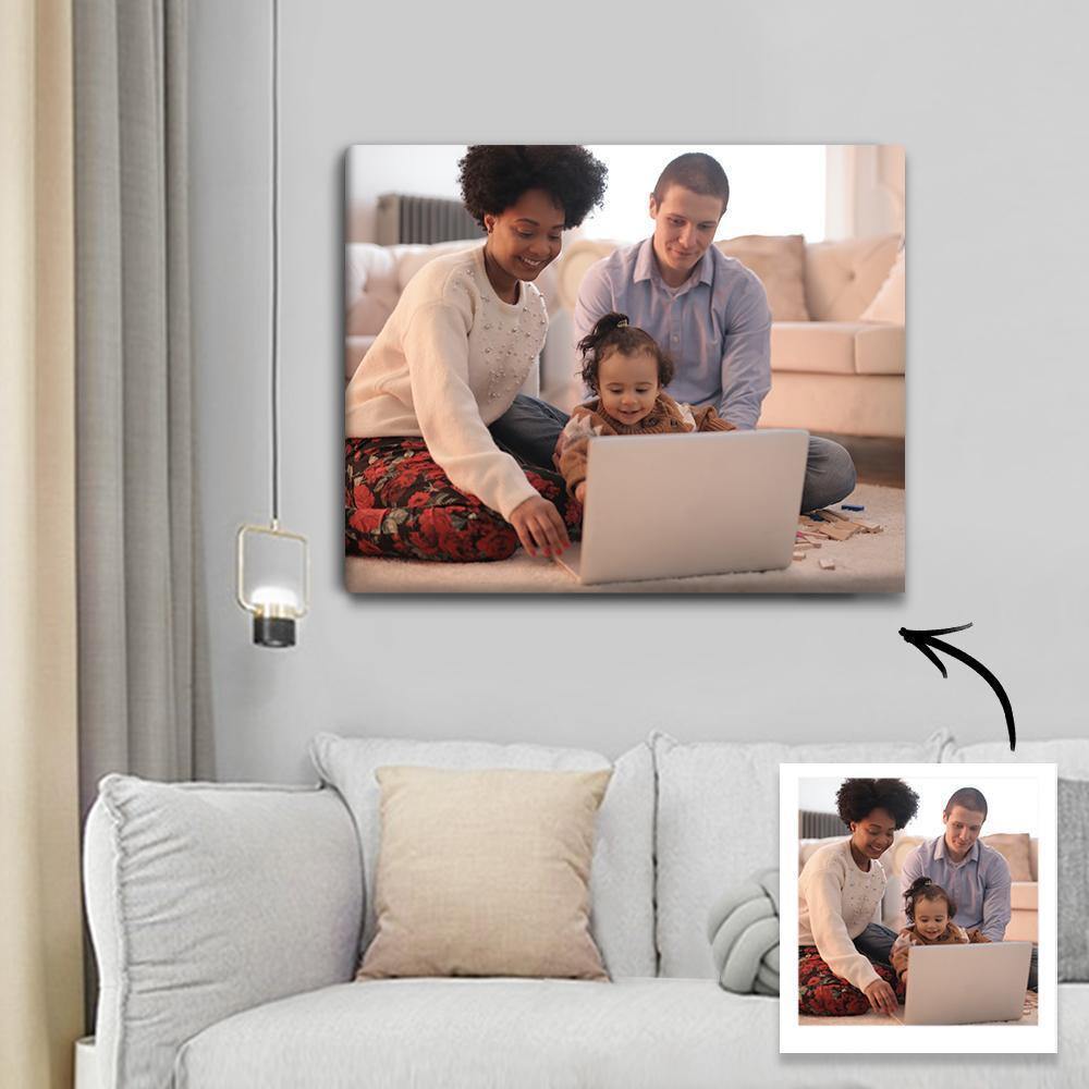 Personalised Photo Custom Oil Painting Gifts for Family Frameless - soufeelmy