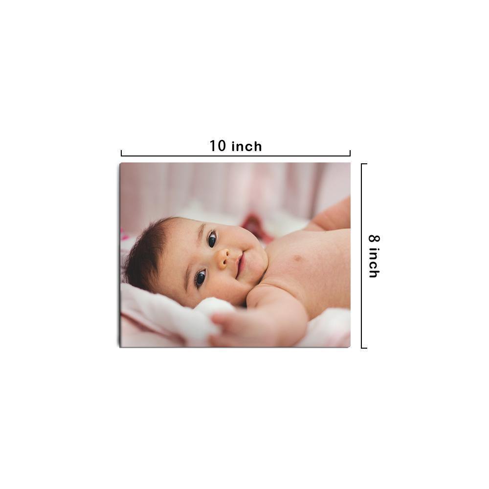 Custom Wall Art Canvas Prints Personalised Photo Custom Oil Painting Gifts with Frame for Boykids 25*20cm - soufeelmy