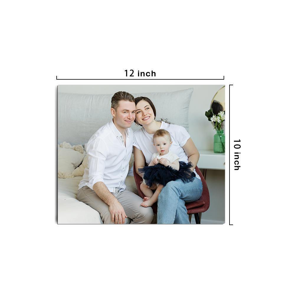 Custom Canvas Prints Personalised Photo Custom Oil Painting Gifts with Frame for Family 45*30cm - soufeelmy