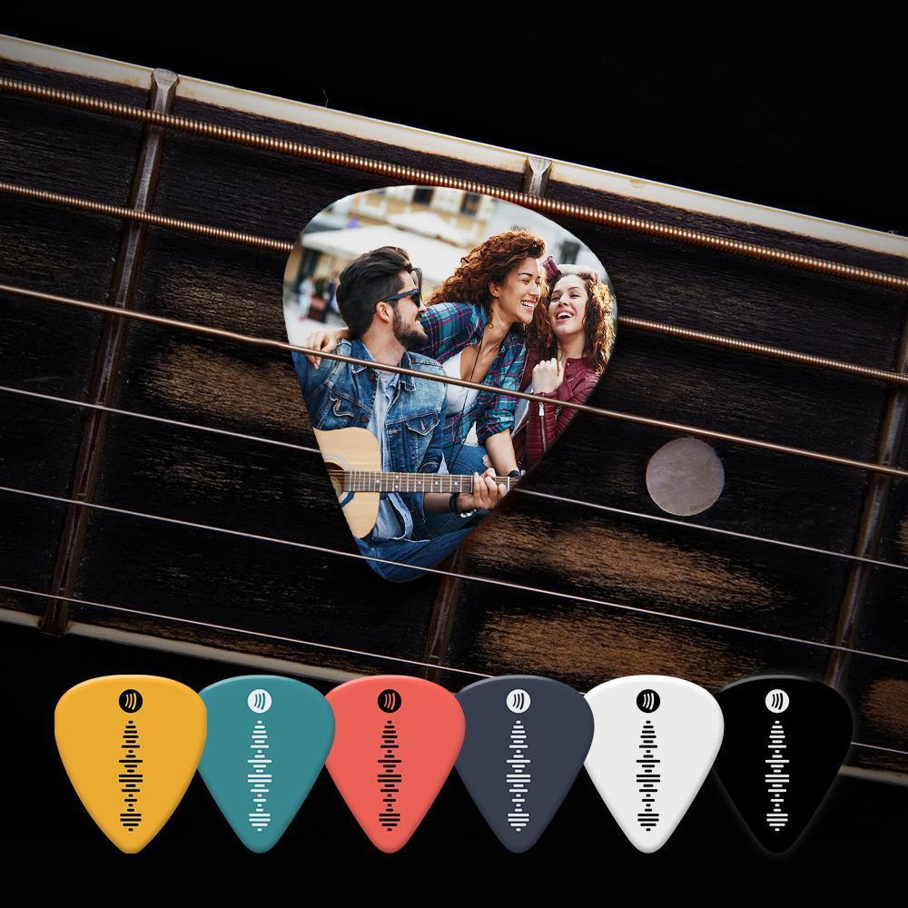 Scannable Spotify Code Guitar Pick, Photo Engraved Music Song Guitar Pick  12 Pcs - 