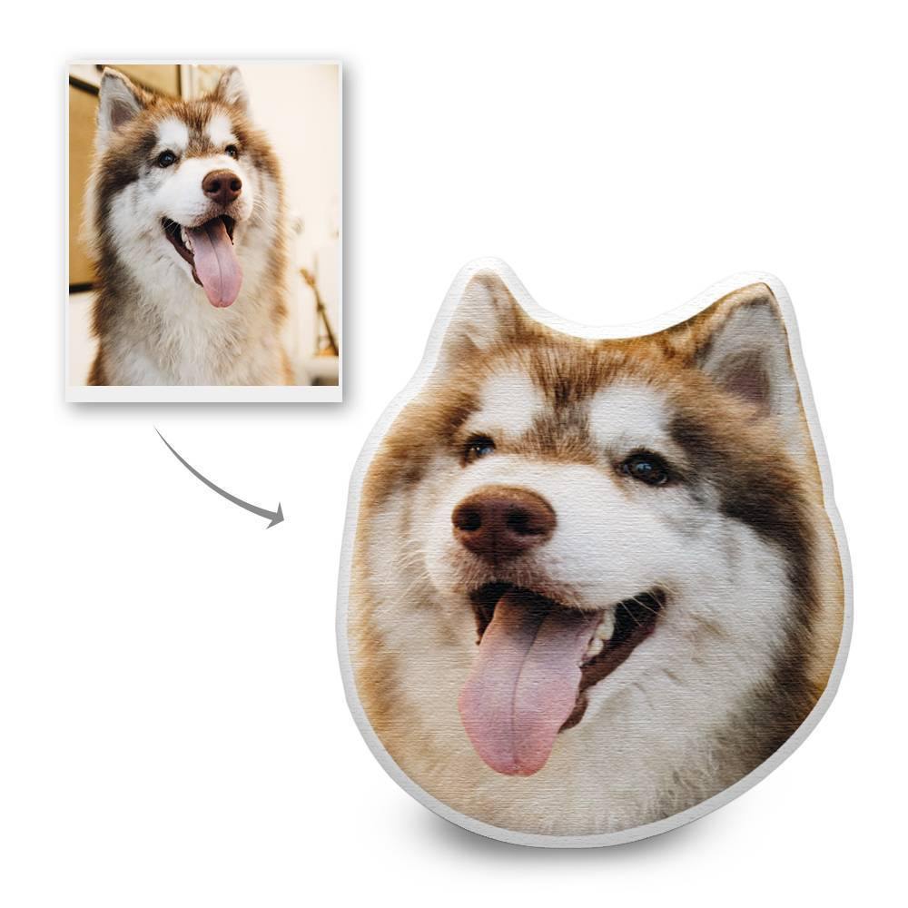 Custom Pet Photo Face Pillow 3D Portrait Pillow - soufeelmy