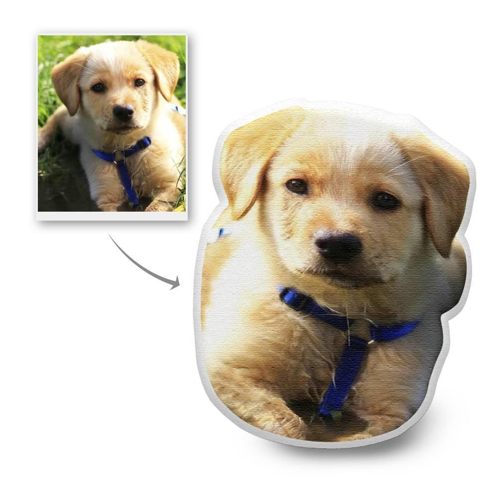 Custom Photo Dog Face Pillow 3D Portrait Pillow - Memorial Gift - soufeelmy