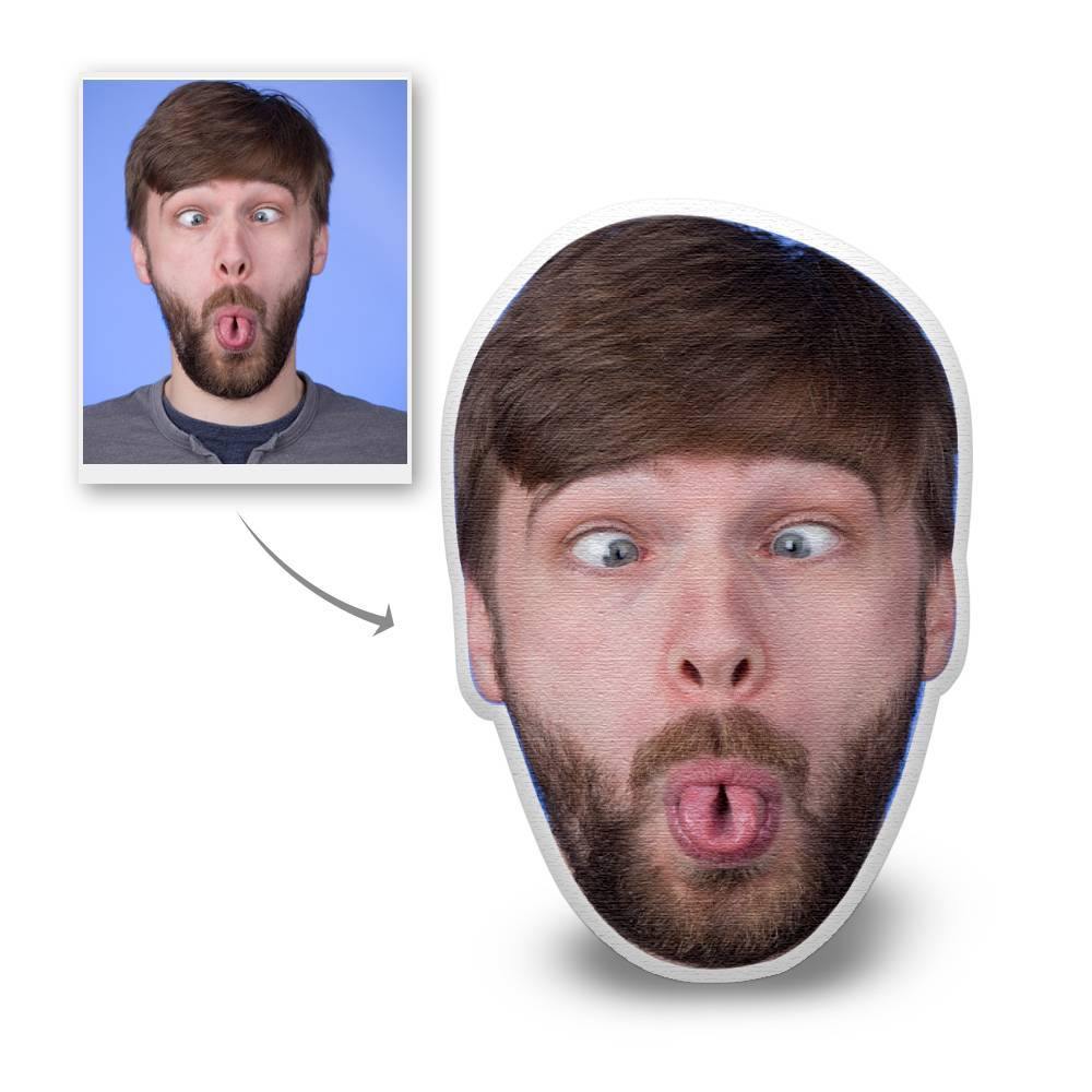Custom Photo Face Pillow 3D Portrait Pillow - Cute Head - soufeelmy