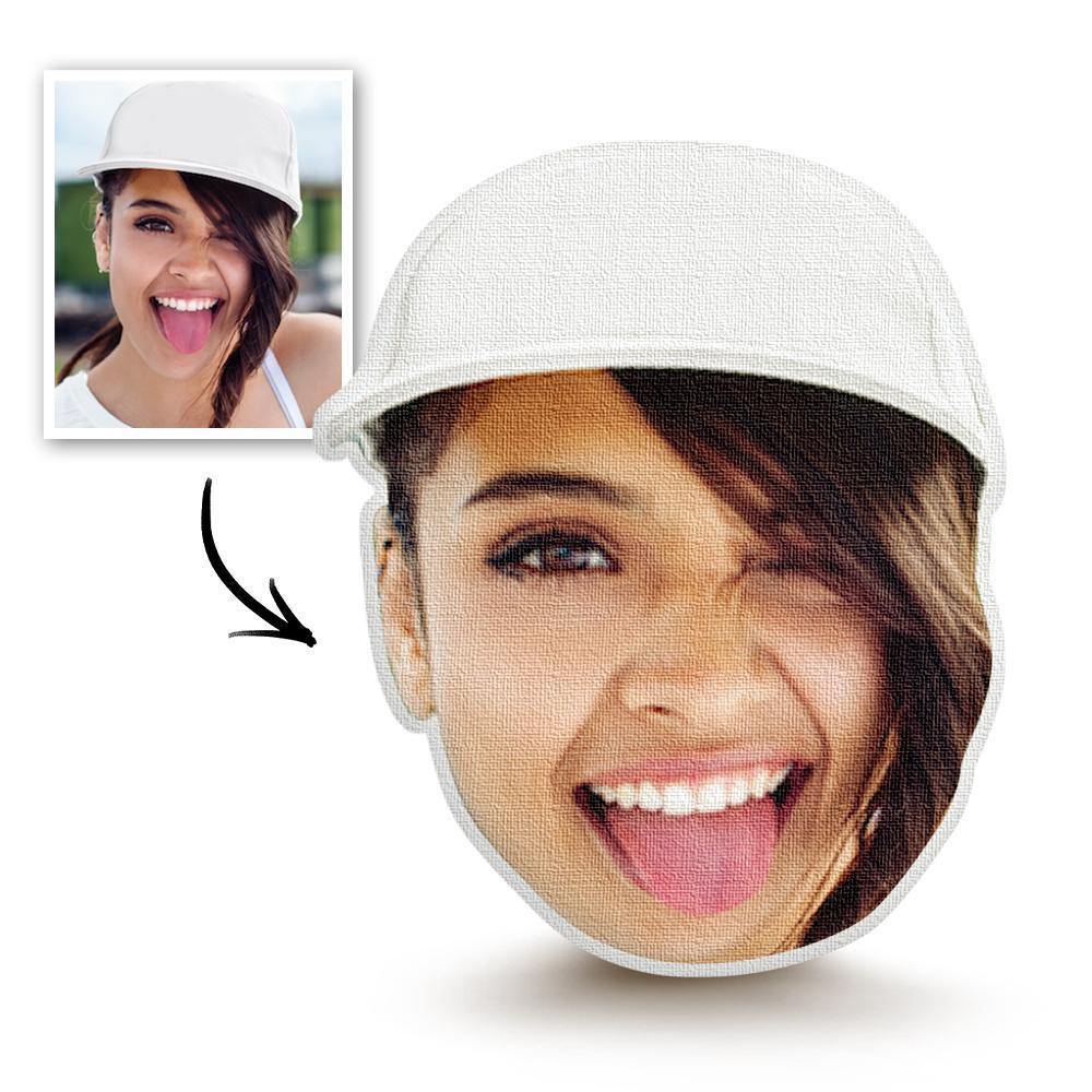 Custom Head Photo Face Pillow 3D Portrait Pillow - Naughty Face - soufeelmy