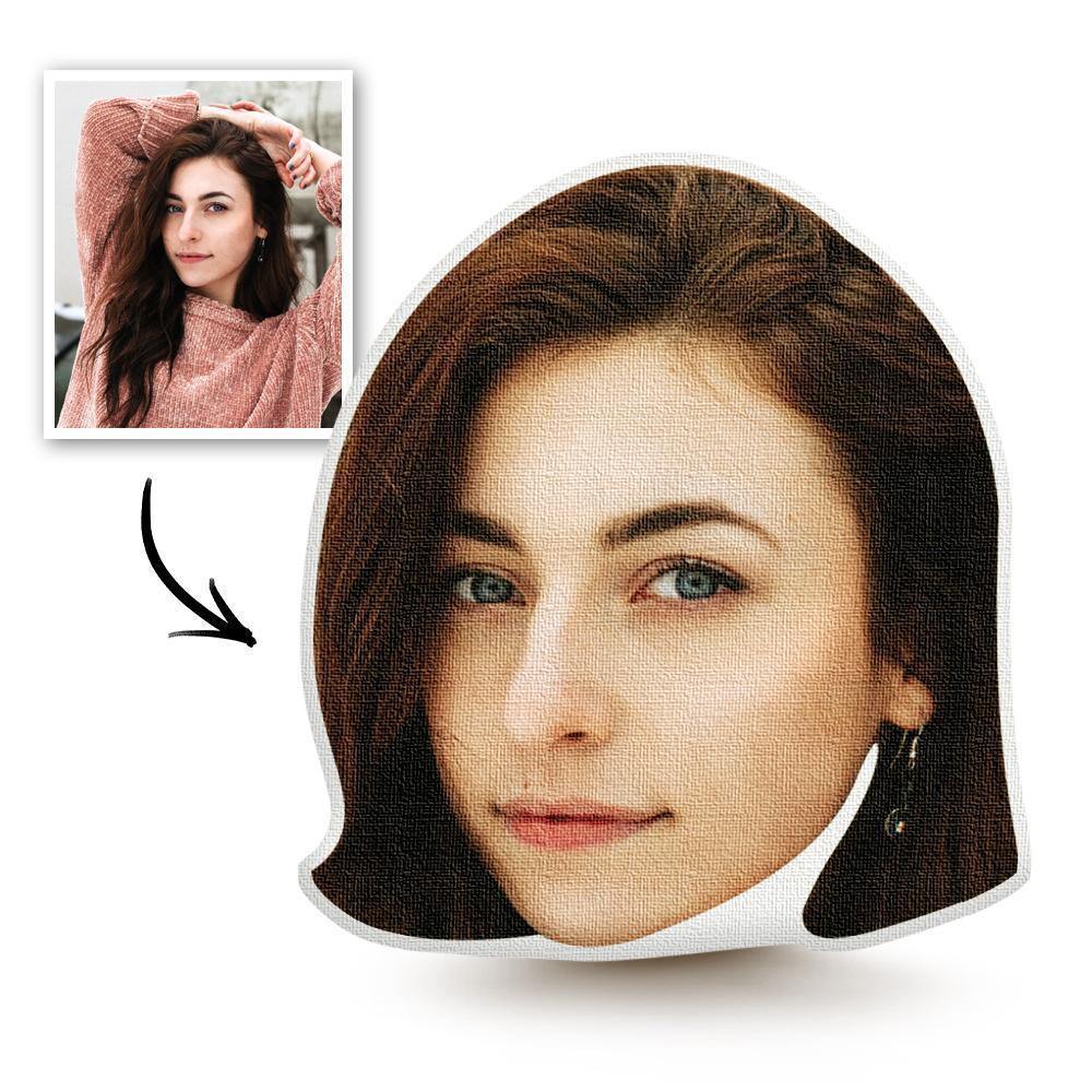 Custom Funny Face Photo Face Pillow 3D Portrait Pillow - soufeelmy