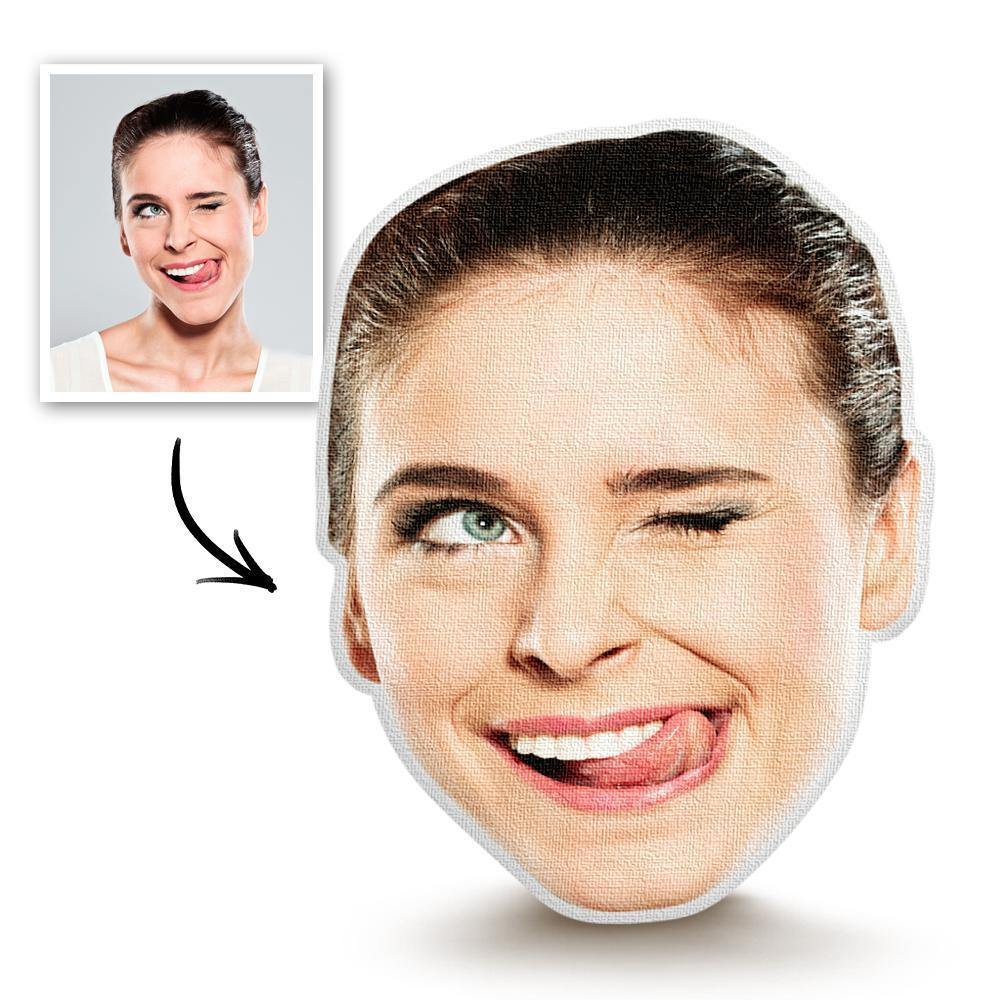 Custom Head Photo Face Pillow 3D Portrait Pillow - Cute Face - soufeelmy