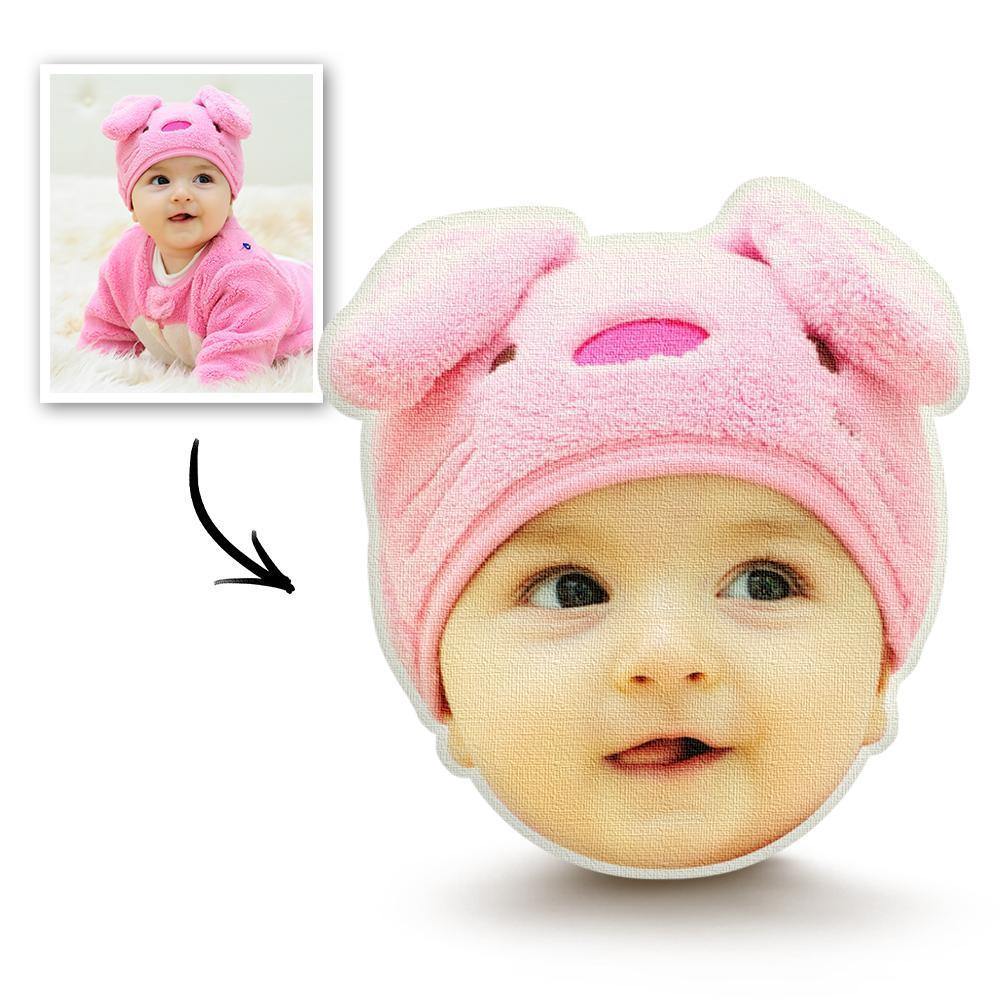 Custom Photo Face Pillow 3D Portrait Pillow - Baby's Face - soufeelmy